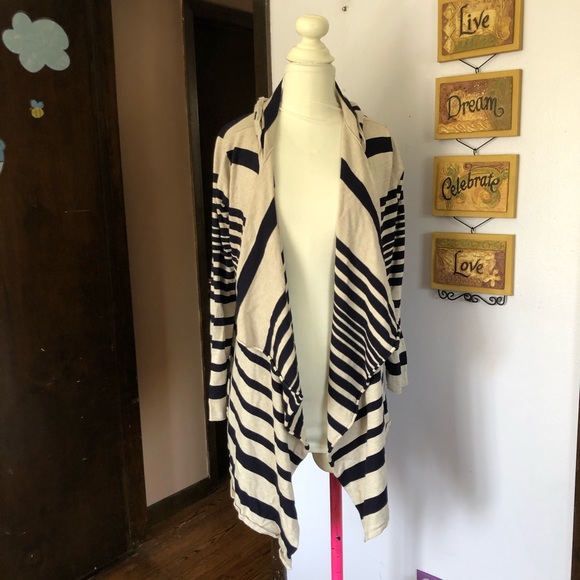 Stripe Cardigan w good - Picture 4 of 11